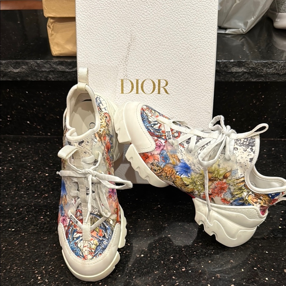 Dior Women's Multicolor Floral Sneakers